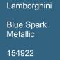 Preview: Lamborghini, Blue Spark Metallic, 154922.